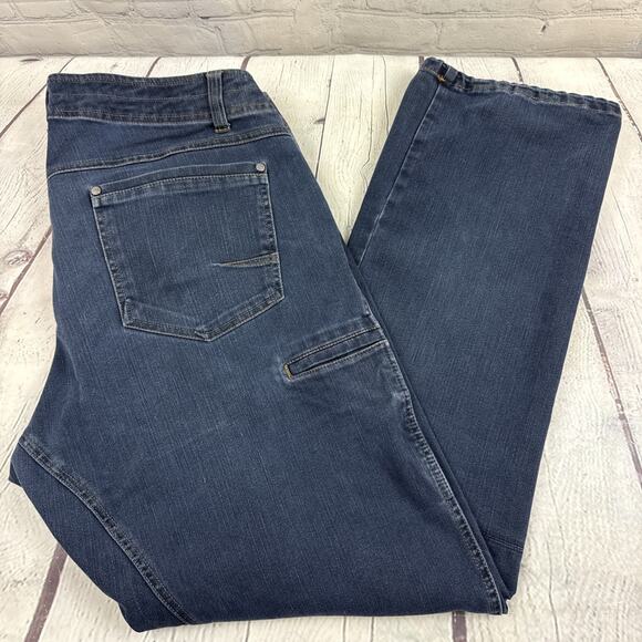 Kuhl Jeans Men's Size 38 x 32 (Measures 31) Disruptr Fit in Blue Dye dark wash - Picture 1 of 14